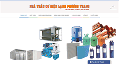 Desktop Screenshot of dienlanhphuongtrang.com