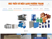 Tablet Screenshot of dienlanhphuongtrang.com